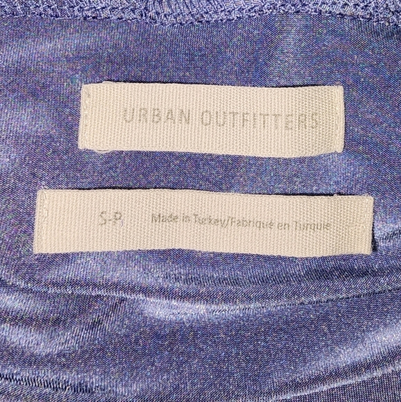 Urban Outfitters Blue Cropped Top Small - Picture 4 of 7